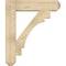 Ekena Millwork Merced Craftsman Rough Sawn Bracket w/ Offset Brace, Douglas Fir, 8"W x 32"D x 38"H BKT0806X32X38MRC04RDF - alternate 2